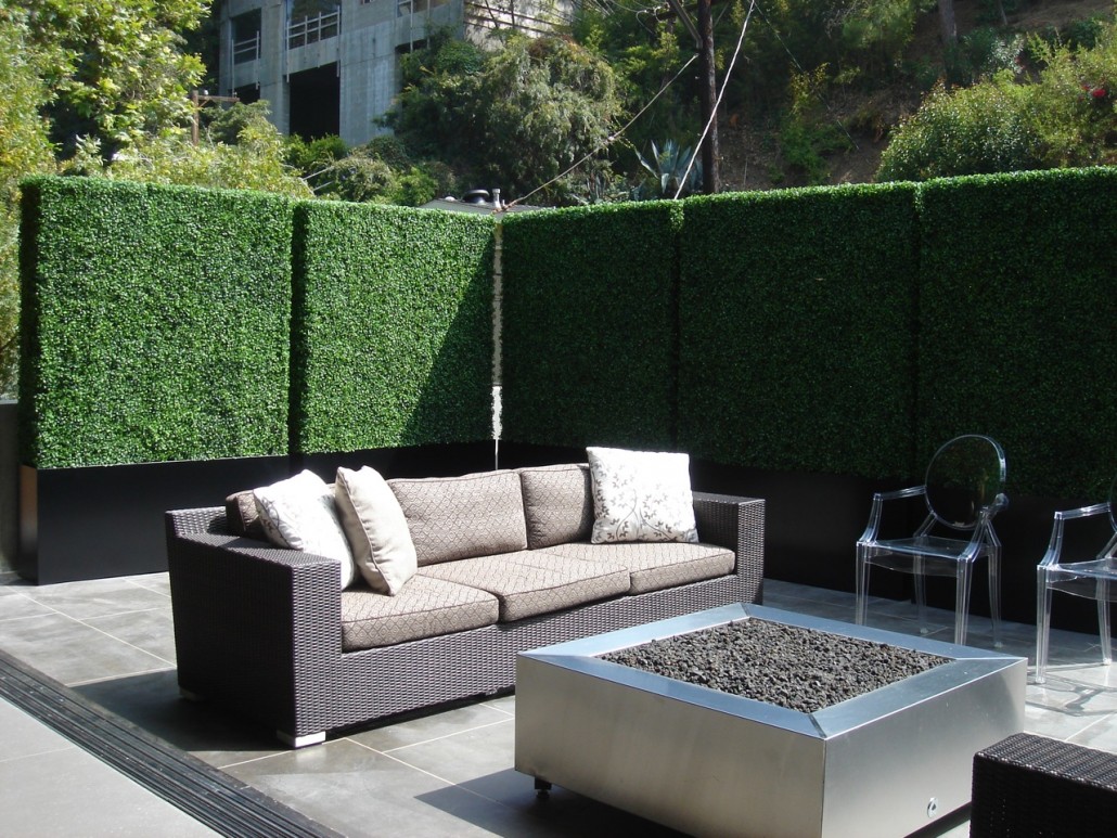 Balcony Privacy Hedges in LA